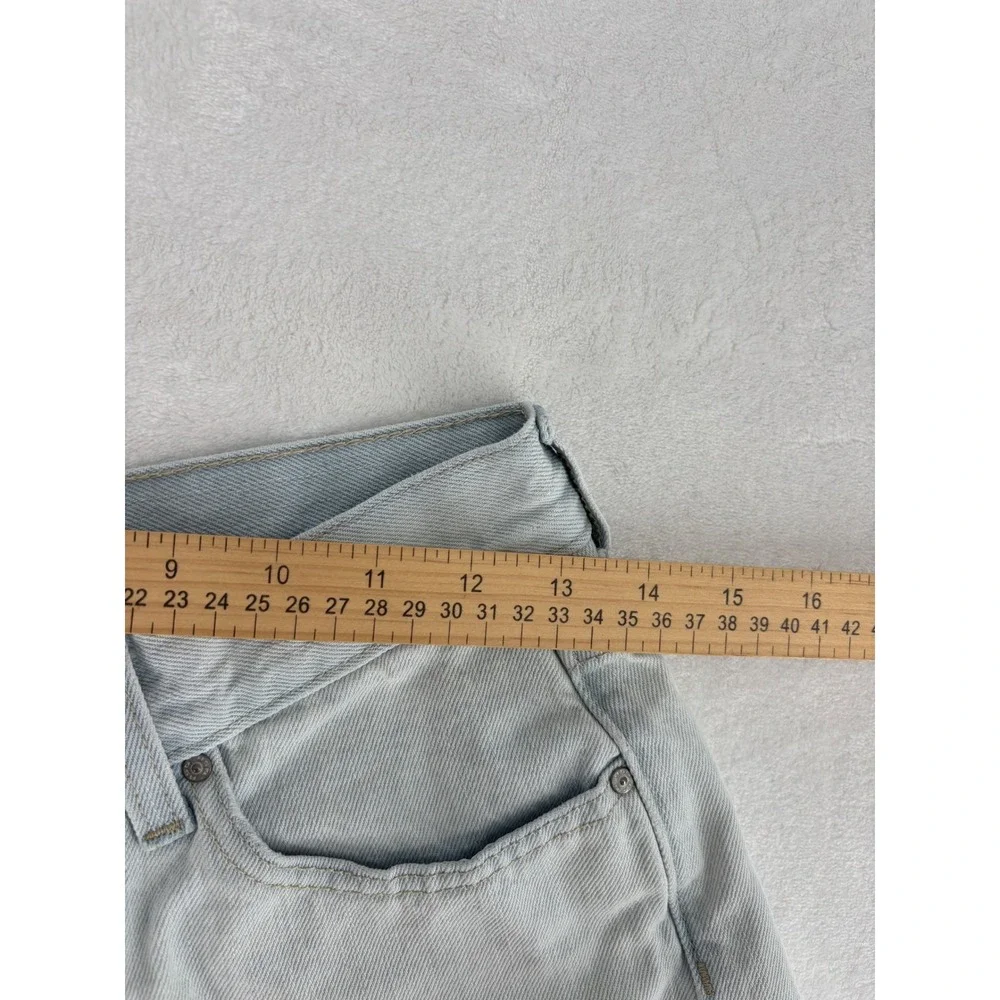 RSQ Denim Shorts Womens‎ 27 Light Wash Super High Rise Mom Summer Casual